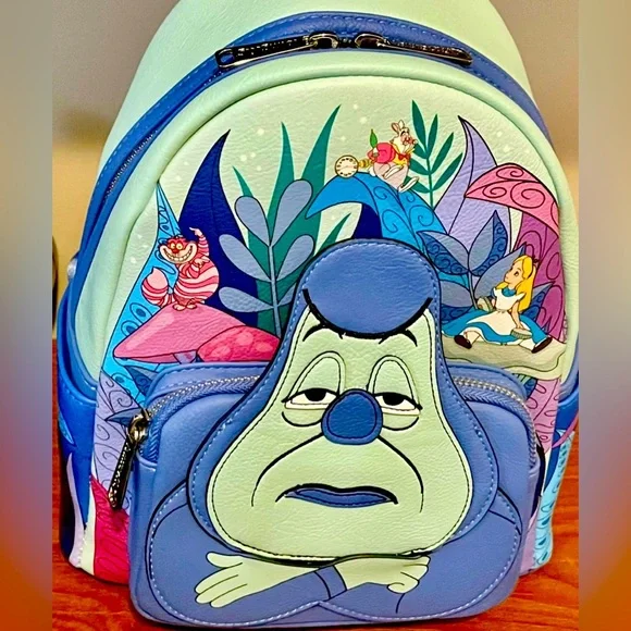 Disney Parks Loungefly Mini Backpack: Absolom Caterpillar Alice In Wonderland 105138.jpg main image 2